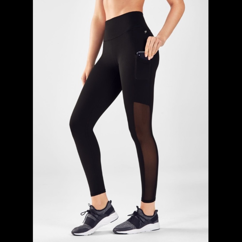 Black Fabletics “mila high waisted pocket legging”